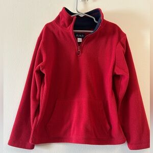 The Children’s Place Half-Zip Red Fleece Pullover